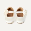 Amazon Essentials Girls and Toddlers’ Mary Jane Flats(Cream Satin)