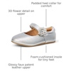 Amazon Essentials Girls and Toddlers’ Mary Jane Flats(Silver Glitter)