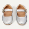 Amazon Essentials Girls and Toddlers’ Mary Jane Flats(Silver Glitter)
