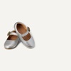 Amazon Essentials Girls and Toddlers’ Mary Jane Flats(Silver Glitter)
