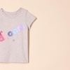 Amazon Essentials Girls and Toddlers’ Short Sleeve T-Shirt(Black Unicorn/Grey Text Print/Light Pink/Lilac)