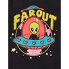 Amazon Essentials Girls and Toddlers’ Short Sleeve T-Shirt(Multicolor/Aliens Print/Stars/Text Print/Waves)