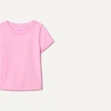 Amazon Essentials Girls and Toddlers’ Short Sleeve T-Shirt(Pink)