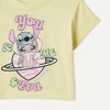 Amazon Essentials Girls and Toddlers’ Short Sleeve T-Shirt(Stitch and Angel)