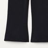 Amazon Essentials Girls and Toddlers’ Slim-Fit Cotton Knit Flare Leggings, Pull On, Pack of 2(Black/ Black)