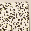 Amazon Essentials Girls and Toddlers’ Slim-Fit Cotton Knit Flare Leggings, Pull On, Pack of 2(Black/Ivory Leopard)