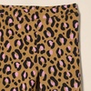 Amazon Essentials Girls and Toddlers’ Slim-Fit Cotton Knit Flare Leggings, Pull On, Pack of 2(Bright Pink/Tan Leopard Print)