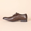 Amazon Essentials Men’s Lace Up Derby Dress Shoes(Dark Brown)