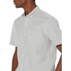Amazon Essentials Men’s Short-Sleeve Oxford Shirt with Pocket, Grey, Small