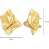 Amazon Essentials Sculpted Clip Earrings for Women – Gold-Tone Fine Silver Plated, Trendy Jewelry