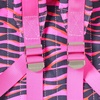 Amazon Essentials Unisex Kids’ Backpack for Boys and Girls, Sky Blue Crazy Camo, One Size(Bright Pink Zebra Stripes)