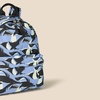 Amazon Essentials Unisex Kids’ Backpack for Boys and Girls, Sky Blue Crazy Camo, One Size(Light Blue Shark Waves)
