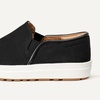 Amazon Essentials Unisex Kids and Toddlers’ Canvas Slip-on Sneakers(Black Canvas)