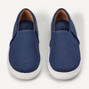 Amazon Essentials Unisex Kids and Toddlers’ Canvas Slip-on Sneakers(Bright Blue Canvas)