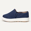 Amazon Essentials Unisex Kids and Toddlers’ Canvas Slip-on Sneakers(Bright Blue Canvas)