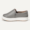 Amazon Essentials Unisex Kids and Toddlers’ Canvas Slip-on Sneakers(Grey Faux Leather)