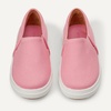 Amazon Essentials Unisex Kids and Toddlers’ Canvas Slip-on Sneakers(Pink Canvas)