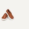 Amazon Essentials Unisex Kids and Toddlers’ Canvas Slip-on Sneakers(Tan Faux Leather)