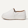 Amazon Essentials Unisex Kids and Toddlers’ Canvas Slip-on Sneakers(White Canvas)