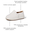 Amazon Essentials Unisex Kids and Toddlers’ Canvas Slip-on Sneakers(White Canvas)