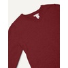Amazon Essentials Unisex Kids and Toddlers’ Uniform Cotton V-Neck Pullover Knit Sweater(Burgundy)