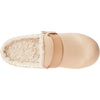 Amazon Essentials Women’s Backless Shearling Memory Foam Mule Slides, Non-Slip(Sand Suede)