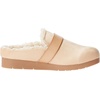 Amazon Essentials Women’s Backless Shearling Memory Foam Mule Slides, Non-Slip(Sand Suede)