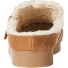Amazon Essentials Women’s Backless Shearling Memory Foam Mule Slides, Non-Slip(Tan Suede)
