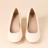 Amazon Essentials Women’s Ballet Pumps(Pale Beige)