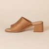 Amazon Essentials Women’s Block Heel Mule(Tan Faux Microsuede)