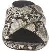 Amazon Essentials Women’s Crossover Block Heeled Sandal with Padded Straps and Memory Foam Insole(Multi Faux Snake Skin)