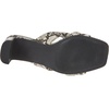 Amazon Essentials Women’s Crossover Block Heeled Sandal with Padded Straps and Memory Foam Insole(Multi Faux Snake Skin)