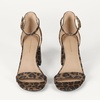 Amazon Essentials Women’s High Heel Nola Block Heels Sandals with Ankle Strap(Leopard Faux Suede)