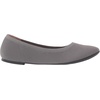 Amazon Essentials Women’s Knit Mesh Ballet Flat(Light Grey)