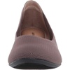 Amazon Essentials Women’s Knit Mesh Ballet Flat(Purple)