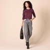 Amazon Essentials Women’s Lightweight Soft Crewneck Sweater, 100% Cotton, Plus Size Available(Burgundy)