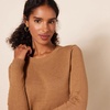 Amazon Essentials Women’s Lightweight Soft Crewneck Sweater, 100% Cotton, Plus Size Available(Camel Heather)