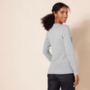 Amazon Essentials Women’s Lightweight Soft Crewneck Sweater, 100% Cotton, Plus Size Available(Light Grey Heather)