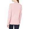 Amazon Essentials Women’s Lightweight Soft Crewneck Sweater, 100% Cotton, Plus Size Available(Light Pink)