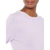 Amazon Essentials Women’s Lightweight Soft Crewneck Sweater, 100% Cotton, Plus Size Available(Pastel Lilac)
