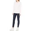 Amazon Essentials Women’s Lightweight Soft Crewneck Sweater, 100% Cotton, Plus Size Available(White)