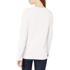 Amazon Essentials Women’s Lightweight Soft Crewneck Sweater, 100% Cotton, Plus Size Available(White)