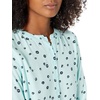 Amazon Essentials Women’s Long-Sleeve Relaxed Fit Popover Blouse, Collared Business Casual Work Shirt(Aqua Poppy)