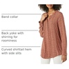 Amazon Essentials Women’s Long-Sleeve Relaxed Fit Popover Blouse, Collared Business Casual Work Shirt(Auburn Leopard Print)