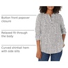 Amazon Essentials Women’s Long-Sleeve Relaxed Fit Popover Blouse, Collared Business Casual Work Shirt(Mini Leopard)