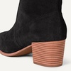 Amazon Essentials womens Tall Block Heel Boots(Black)