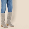 Amazon Essentials womens Tall Block Heel Boots(Taupe)