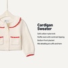 Amazon Essentials x Sofia Grainge Babies, Toddlers and Girls’ Cardigan Sweater(Ivory)