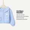 Amazon Essentials x Sofia Grainge Babies, Toddlers and Girls’ Cardigan Sweater(Light Blue Goose)