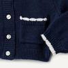 Amazon Essentials x Sofia Grainge Babies, Toddlers and Girls’ Cardigan Sweater(Navy)